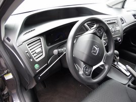 2014 HONDA CIVIC LX 4DR GRAY 1.8L AT A18736